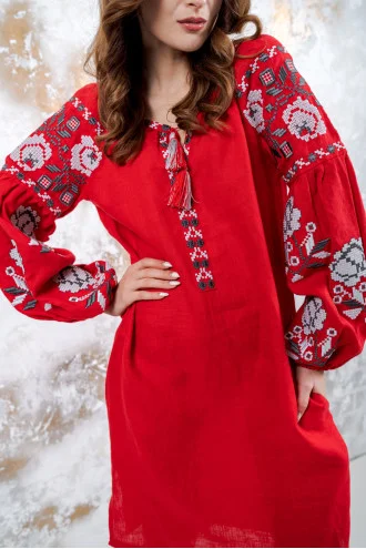 Dress "Charm" red