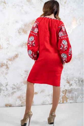 Dress "Charm" red