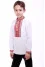 Embroidered shirt for a boy "Happy" with red ornament
