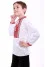 Embroidered shirt for a boy "Happy" with red ornament
