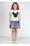 White and blue Minnie Fashion sundress