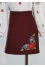 Skirt for girls "Panyanka" burgundy color