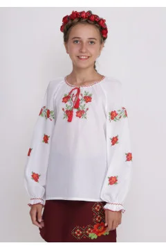 Embroidered shirt for a girl "Kiyanochka"
