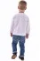 Embroidered shirt for a boy "Two Elements" with red ornament