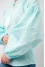 Embroidered shirt "Magia" mint color with white ornament