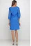 "Hoverlyanka" dress in electric color with blue ornament