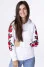 White hoodie "Lizaveta"