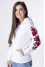 White hoodie "Lizaveta"