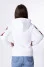 White hoodie "Lizaveta"