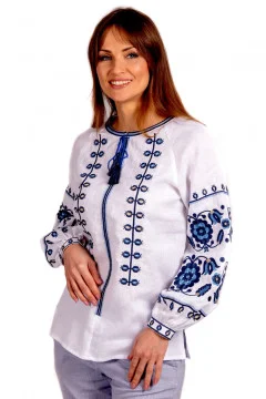 Вишиванка «Гаїна» білого кольору