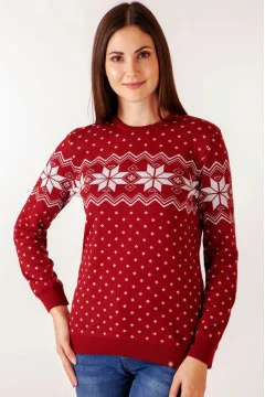 Burgundy Christmas sweater