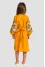 Dress for girls "Yanina" mustard color