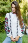 Вышиванка «Іларія» белого цвета
