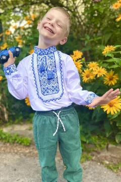 Embroidered shirt for a boy 