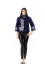 Demi-season coat "Wild Rose" blue