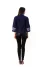 Demi-season coat "Wild Rose" blue