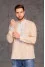 Men's embroidered shirt "Zalissya" beige