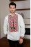 Men's embroidered shirt "Gucci" white