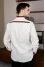 Men's embroidered shirt "Gucci" white