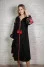 Dress "Fire Petal" black