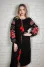 Dress "Fire Petal" black