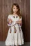 Dress for a girl "Malyovanka" milky color