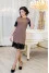 Coffee-colored dress "Emotion"