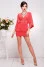 Coral-colored dress "Chic"