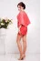 Coral-colored dress "Chic"