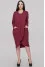 Dress "Lisa" burgundy
