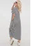 Alcmena dress in black and white stripes