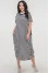 Alcmena dress in black and white stripes