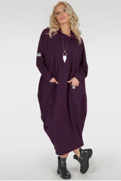 Dress "Klion" in Marsala color