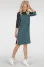 "Eri" tunic dress in aquamarine