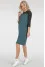 "Eri" tunic dress in aquamarine