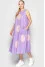 Dress "Fern" in lilac-pink color