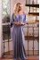 Dress "Jena" gray-blue