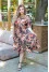 Dress "Katherine" terracotta color