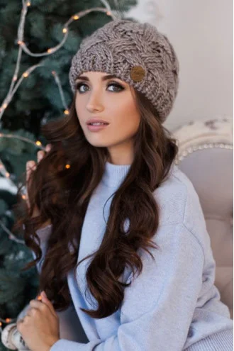 "Duran" dark coffee hat