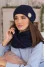 Set "Christel" denim color