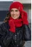 Set "Osiria" (hat, buff, gloves) red