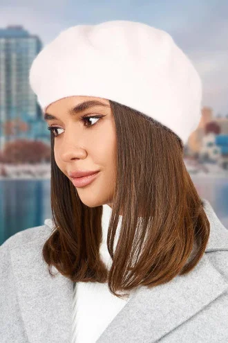 Light powder-colored "Christina" beret