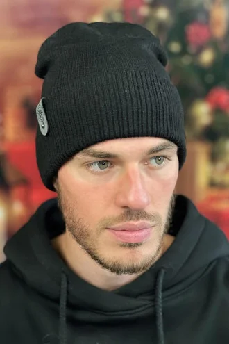 Men's black Trent hat