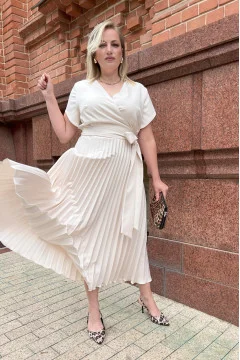Dress "Grace" beige