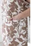 Dress "Vesta" beige with print