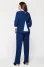 Blue pantsuit