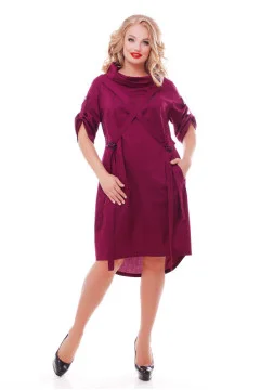 Fuchsia Bertha dress
