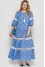 Dress "Anna" in cornflower color