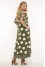 Tropicana green polka dot sundress
