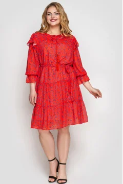 Coral Valencia dress